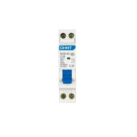 Interruttore magnetotermico Chint 1P+N 25A 4,5ka curva C