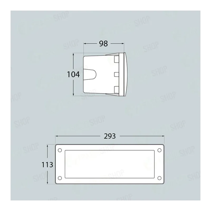 Segnapasso E27 per esterno Fumagalli Leti nero...