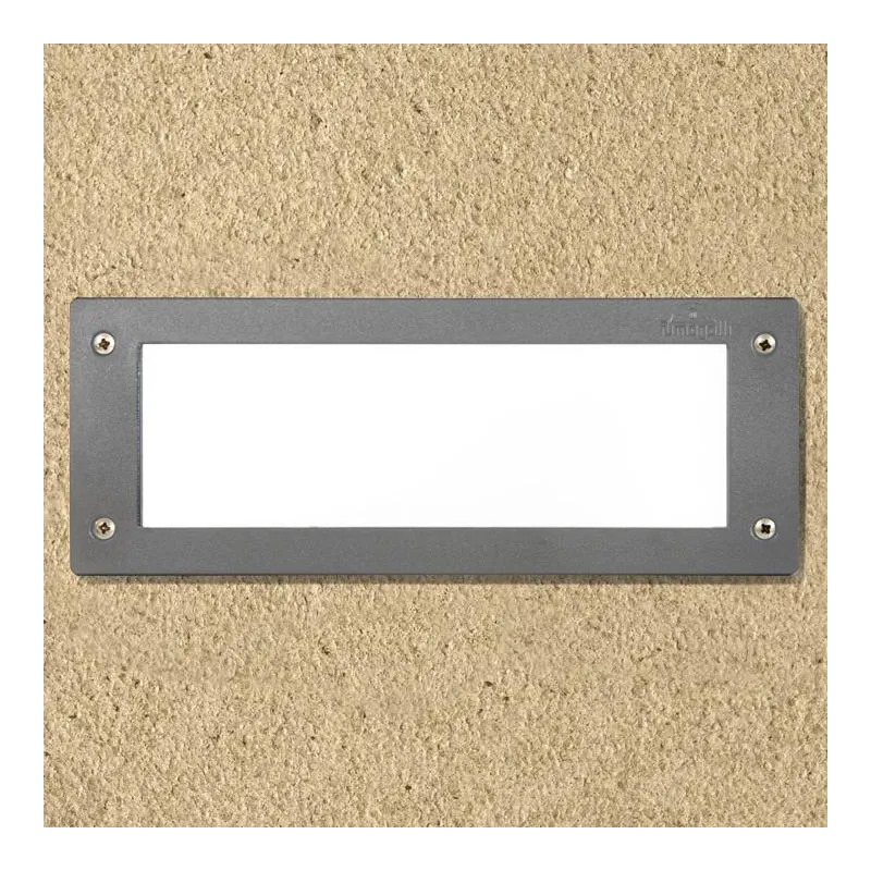 Segnapasso E27 per esterno Fumagalli Leti grigio in resina resistente nel tempo