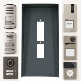 Visiera antipioggia universale per citofono e videocitofono antracite