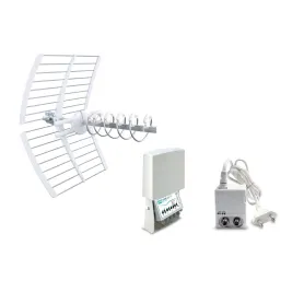 Kit antenna fracarro con alimentatore e amplifIcatore Fracarro Kit 10 5G 217975