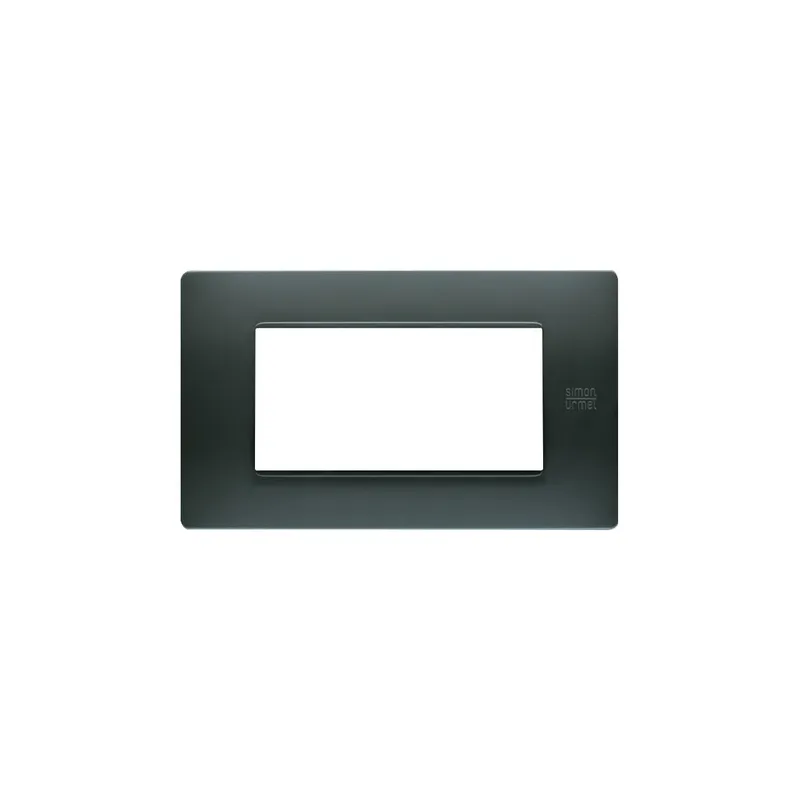 Placca Simone Urmet 4 moduli Flexa tecnopolimero antracite nea 11804.AN