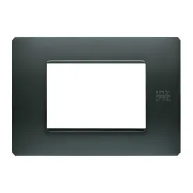 Placca Simone Urmet  3 moduli Flexa tecnopolimero antracite nea 11803.AN