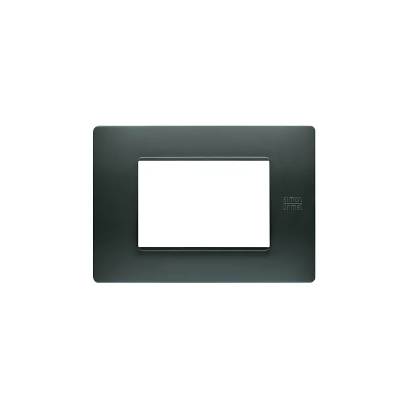 Placca Simone Urmet  3 moduli Flexa tecnopolimero antracite nea 11803.AN