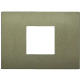 Placca Classic 2M centrali verde matt 19652.77.