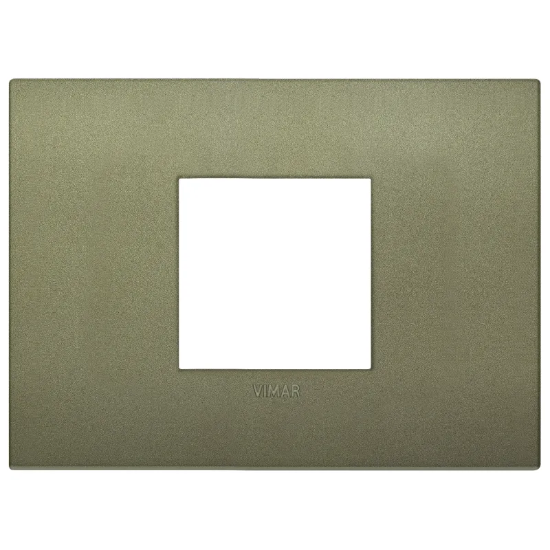 Placca Classic 2M centrali verde matt 19652.77.