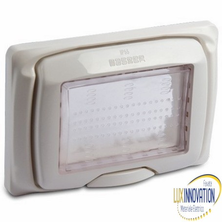 SUB Placca Master protetta IP55 3 posti bianca SUB Placca Master protetta IP55 3 posti bianca