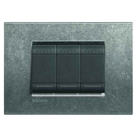 Placca 3 posti native Bticino LNA4803NA Living-light- tech