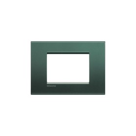 Placca 3 posti argento Bticino LNA4803AG Living-light- tech