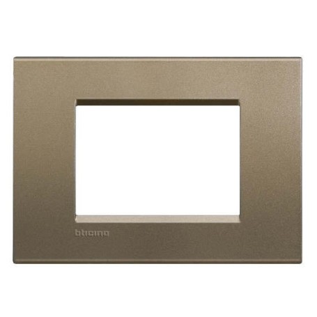 Placca 3 posti Square Bticino Living LNA4803SQ