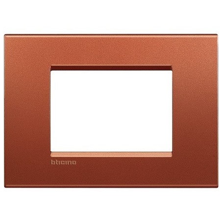 Placca 3 posti Brick Bticino Living LNA4803RK