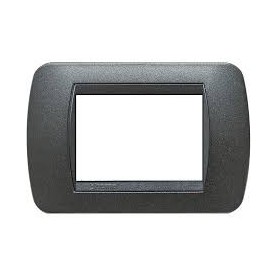 Placca 3 posti grafite Bticino L4803GF Living-light- tech