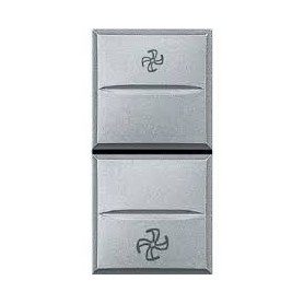 Comando ventilazione 1-0-2 tech Bticino Axolute HC4027VMC