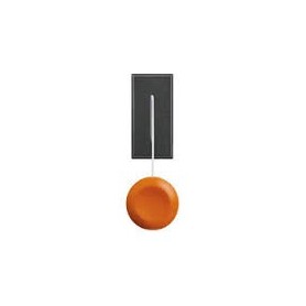 Pulsante 1P NO 10A a tirante nero Bticino Axolute HS4033