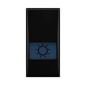 Tasto serigraf 'lampada' 1 mod nero Bticino Axolute HS4921LA
