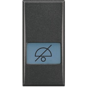Copritasto+ do not dist 1m Bticino Axolute HS4921DD nero