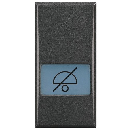 Copritasto+ do not dist 1m Bticino Axolute HS4921DD nero