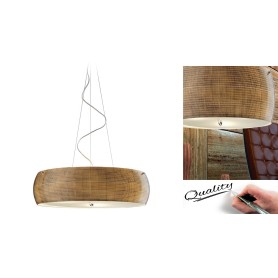Lampada a Sospensione Soffitto Lampadario Moderno GROOVE SOS385 PAN Design Luce