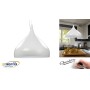 Lampada sospensione cucina circolare moderno lampadario per cucina bianco led 30