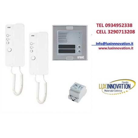 Kit citofonico Bifamiliare urmet 1150/302