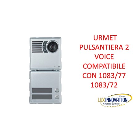 Pulsantiera videocitofono urmet 1083/77 urmet 1083/72 2 voice