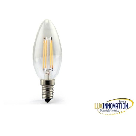 Lampada a led 4W oliva opaca E14