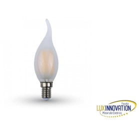 Lampada a led 4W oliva opaca E14