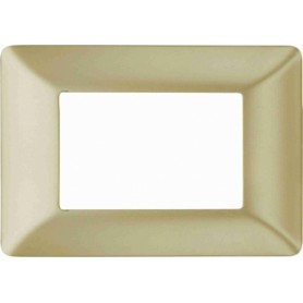 Placca Oro satinato Compatibile con Bticino matix