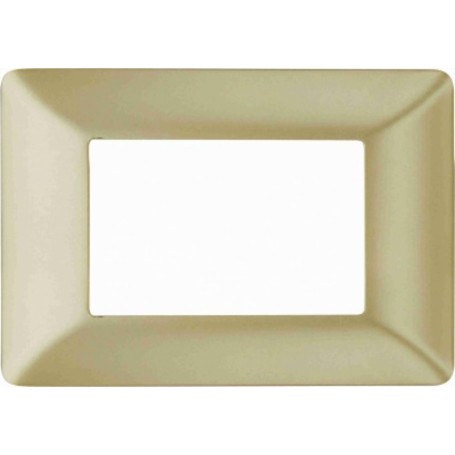 Placca Oro satinato Compatibile con Bticino matix Placca Oro satinato Compatibile con Bticino matix