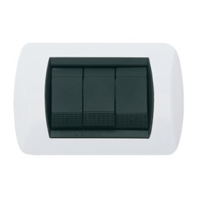 Placca Bianca Compatibile con Bticino Living