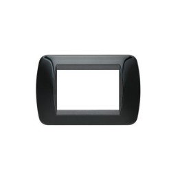 Placca Nera Compatibile con Bticino Living