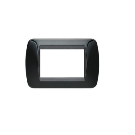 Placca Nera Compatibile con Bticino Living Placca Nera Compatibile con Bticino Living