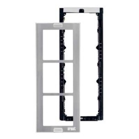 Telaio con cornice  Urmet a 3 moduli 1148/63