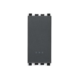Interruttore 1P 16AX grigio Eikon 20001