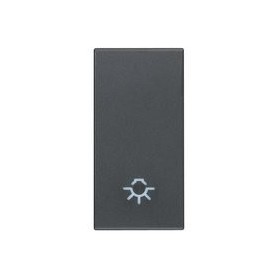 Tasto 1M simbolo luce grigio Vimar Eikon 20021.L