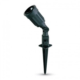 Faretto da giardino IP44 con picchetto per lampada PAR38 E27 IP65