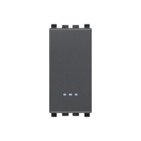 Pulsante a sfioramento grigio Vimar Eikon 20123