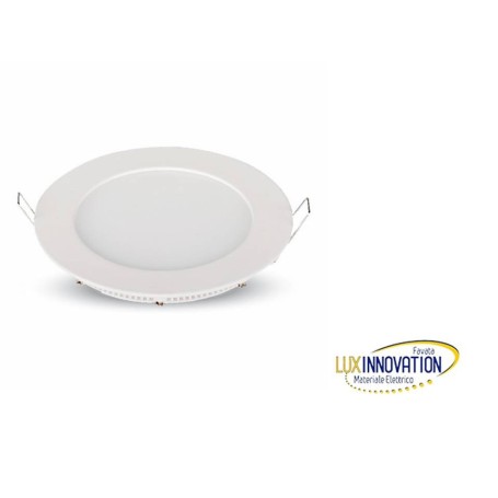Pannello a led da incasso rotondo 12W
