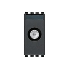 Presa TV-RD-SAT passante grigio Vimar Eikon 20300.10