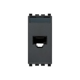 Presa RJ45 Netsafe Cat5e UTP grigio Vimar Eikon 20339.11