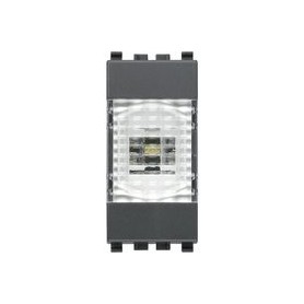 Lampada emergenza LED 1M 230V grigio Vimar Eikon 20382