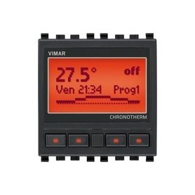 Cronotermostato 120-230V grigio Vimar Eikon 20445
