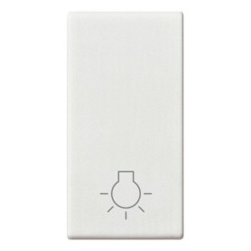 Tasto 1M simbolo luce bianco vimar plana 14021.L