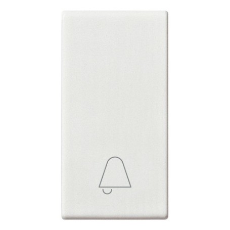Tasto 1M simbolo campanello bianco vimar plana 14021.C
