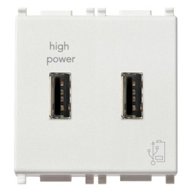 Unità alimentazione USB 5V2,1A 1M bianco Vimar 14295