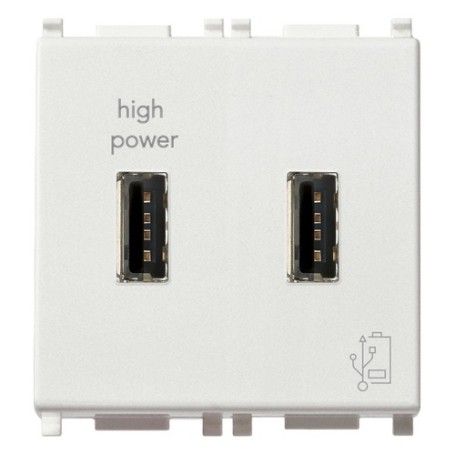 Unità alimentazione USB 5V2,1A 1M bianco Vimar 14295 Unità alimentazione USB 5V2,1A 1M bianco Vimar 14295