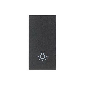 Tasto 1M simbolo luce grigio Vimar Arkè 19021.L
