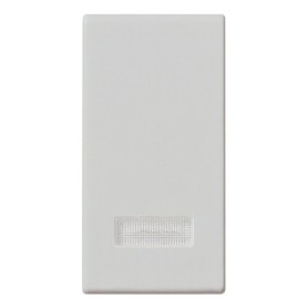 Tasto 1M + diffusore silver vimar plana 14026.SL