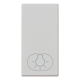 Tasto 1M simbolo luce Silver vimar plana 14021.L.SL