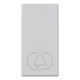 Tasto 1M simbolo campanello silver vimar plana 14021.C.SL